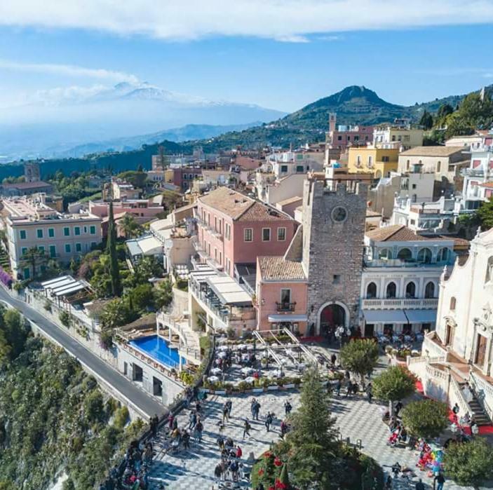 Taormina Castle And Sea View公寓 外观 照片